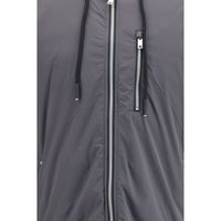 Moose Knuckles Gray Nylon Full-Length Jacket