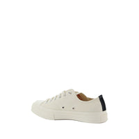 Comme Des Garçons Play x Converse White Cotton Low Top Sneakers