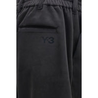 Y-3 Black Polyester Athletic Pants