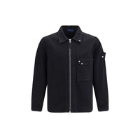 Stone Island Black Cotton Denim Jacket