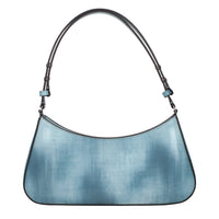 Tory Burch Blue Leather Shoulder Bag