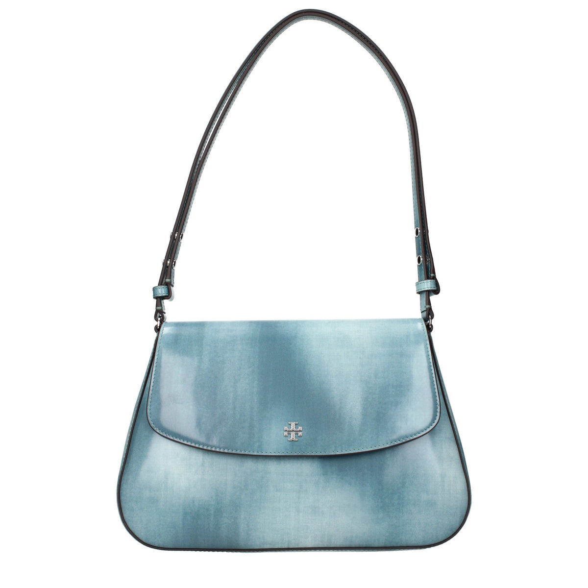 Tory Burch Blue Leather Shoulder Bag
