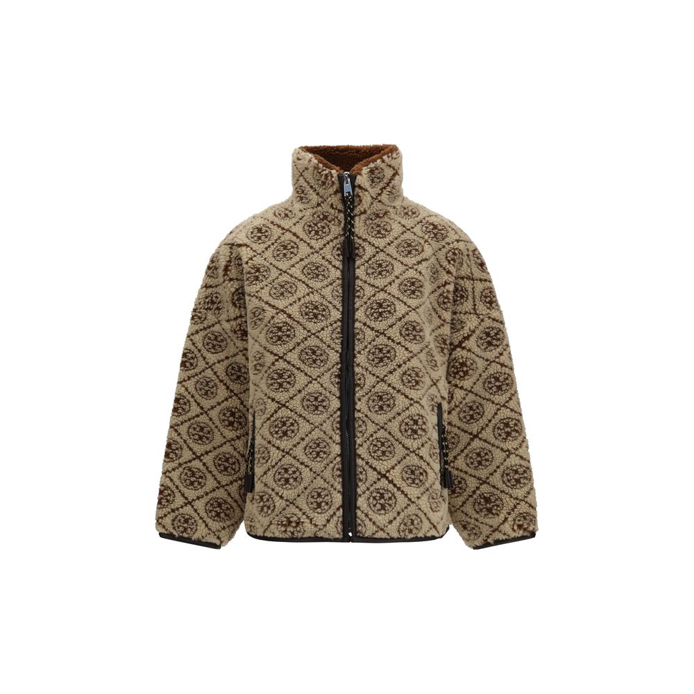 Tory Burch Beige Recycled Polyester Shell Jacket
