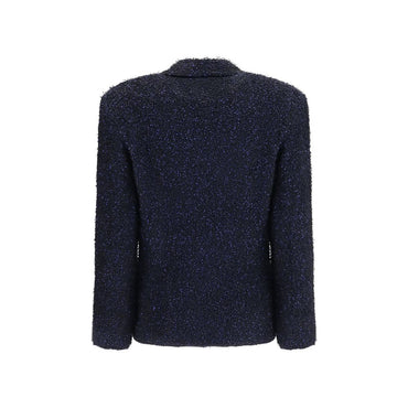Giorgio Armani Blue Polyamide Blazer