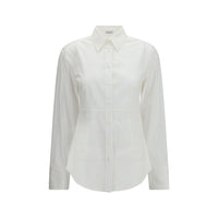 Brunello Cucinelli White Cotton Shirt