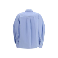 Brunello Cucinelli Blue Cotton Blouse