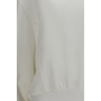Brunello Cucinelli White Cotton Sweatshirt