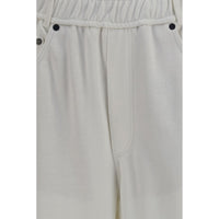 Brunello Cucinelli White Cotton Athletic Pants