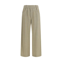Brunello Cucinelli Beige Cotton Casual Pants