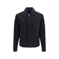 Stone Island Black Cotton Biker Jacket