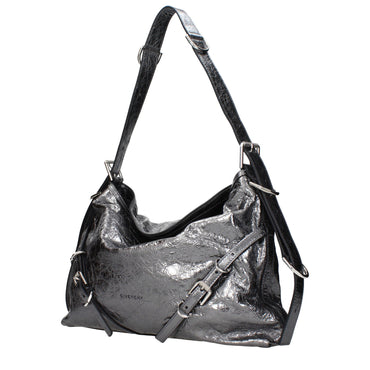 Givenchy Gray Leather Shoulder Bag