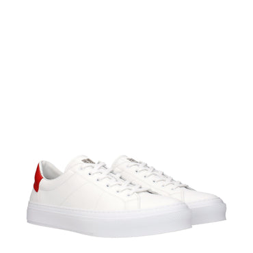 Givenchy White Leather Low Top Sneakers
