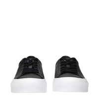 Givenchy Black Leather Low Top Sneakers