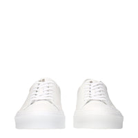 Givenchy White Leather Low Top Sneakers