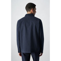 Champion Navy Blue Cotton Bomber
