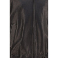 Valentino Garavani Black Lamb Ovis Aries Leather Jacket