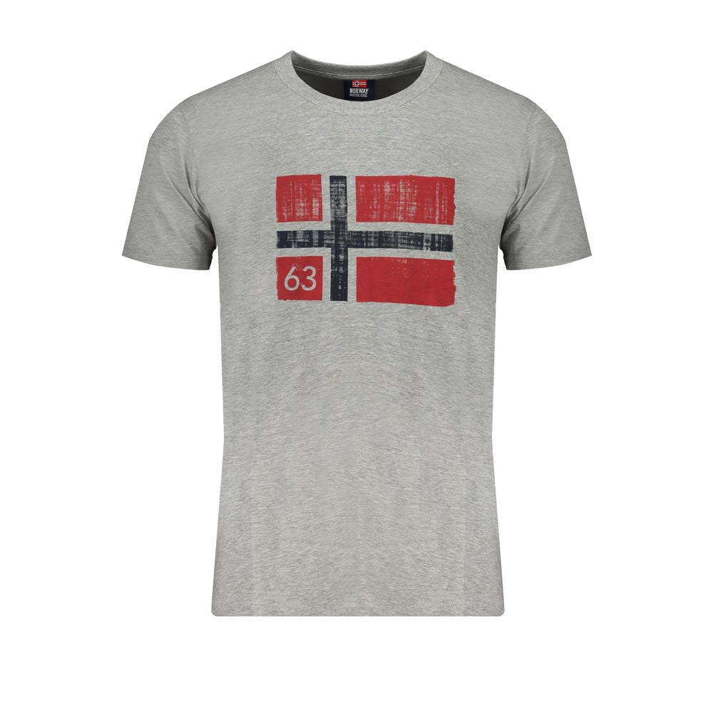 Norway 1963 Gray Cotton Men's T-shirt