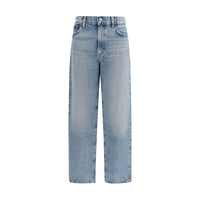 Citizens of Humanity Blue Organic Cotton Straight-Leg Jeans