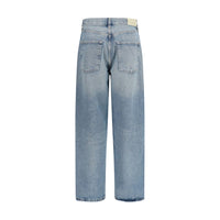 Citizens of Humanity Blue Organic Cotton Straight-Leg Jeans
