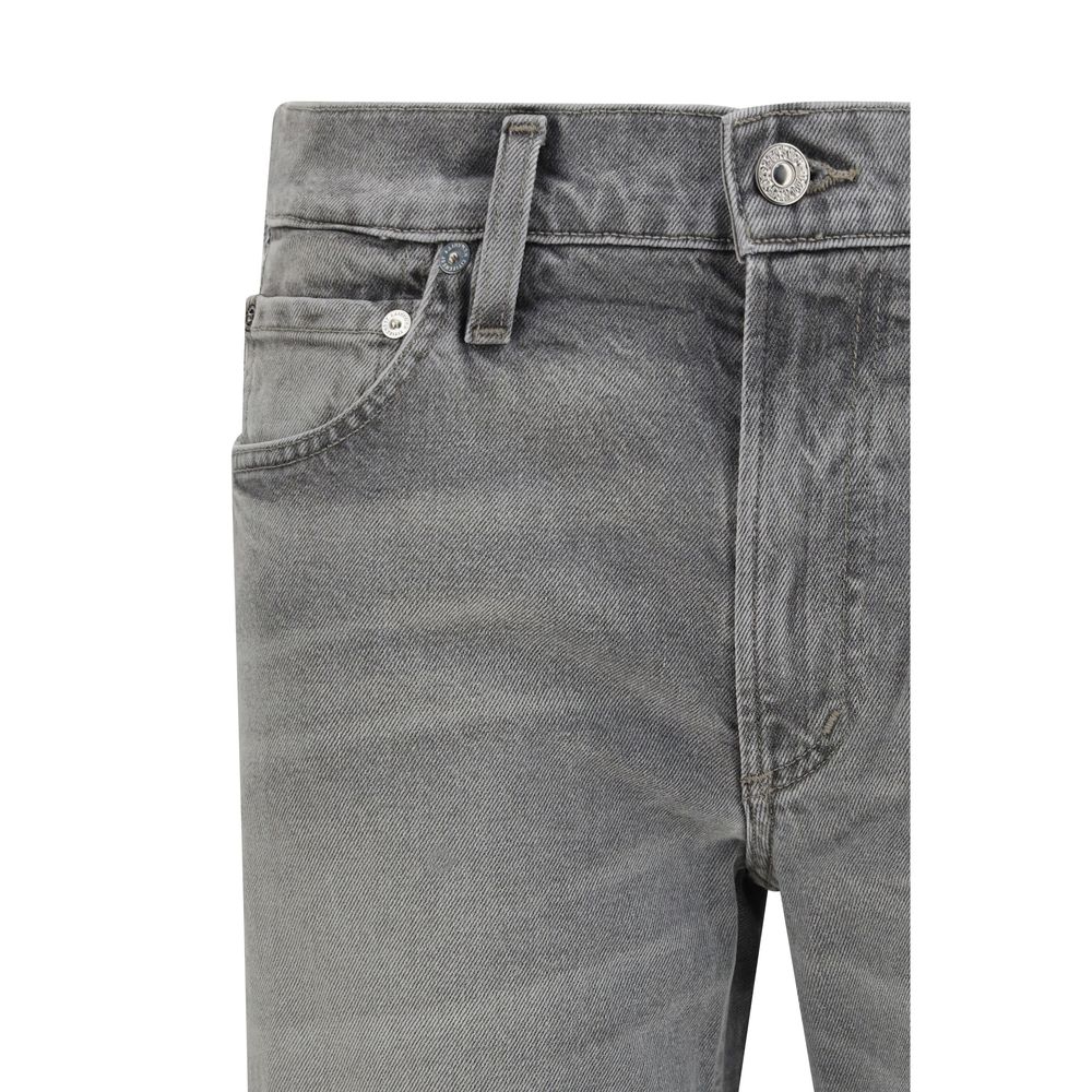 Citizens of Humanity Gray Cotton Slim Fit Jeans