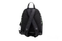 MCM Color Splash Visetos Green Purple Medium Mixed Leather Backpack Bookbag