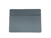 Burberry Sandon Business Small Grey Grained Leather Card Case Wallet