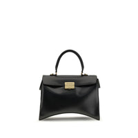 Balenciaga Black Calf Leather Bos Taurus Shoulder Bag
