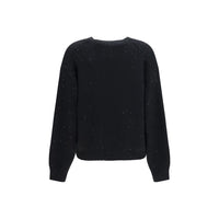 Brunello Cucinelli Black Cashmere Sweater