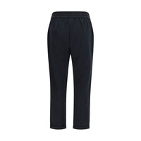 Brunello Cucinelli Black Cotton Athletic Pants