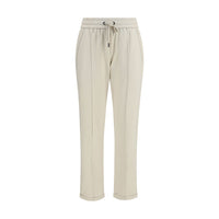 Brunello Cucinelli Beige Cotton Joggers (Workout Pants)