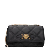 Versace Black Leather Crossbody Bag