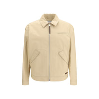 Moschino Beige Cotton Full-Length Jacket