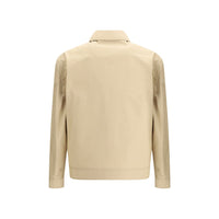 Moschino Beige Cotton Full-Length Jacket