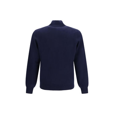 Brunello Cucinelli Blue Cashmere Sweater