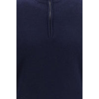 Brunello Cucinelli Blue Cashmere Sweater