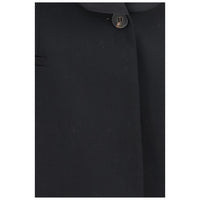 Brunello Cucinelli Black Wool Oves Aries Full-Length Jacket