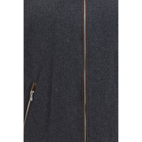 Brunello Cucinelli Gray Wool Oves Aries Shell Jacket