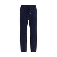 Brunello Cucinelli Blue Cotton Athletic Pants