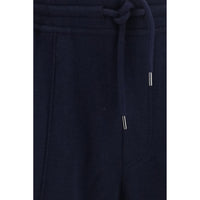 Brunello Cucinelli Blue Cotton Athletic Pants