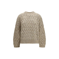 Brunello Cucinelli Beige Mohair Sweatshirt