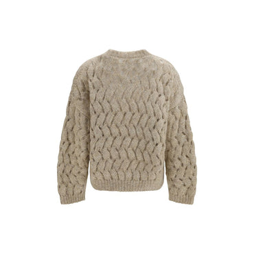 Brunello Cucinelli Beige Mohair Sweatshirt