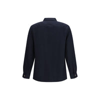 Brunello Cucinelli Blue Wool Oves Aries Shirt