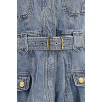 Zimmermann Blue Cotton Casual Dress