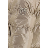 PINKO Beige Polyamide Full-Length Jacket