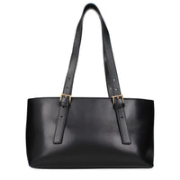 Versace Black Leather Shoulder Bag