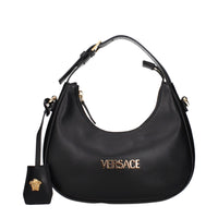 Versace Black Leather Handbag