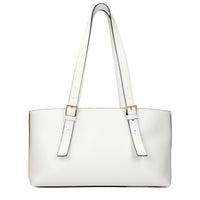 Versace White Leather Shoulder Bag