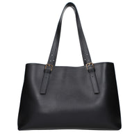 Versace Black Leather Shoulder Bag