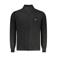 Norway 1963 Black Wool Men Cardigan