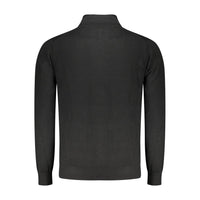Norway 1963 Black Wool Men Cardigan